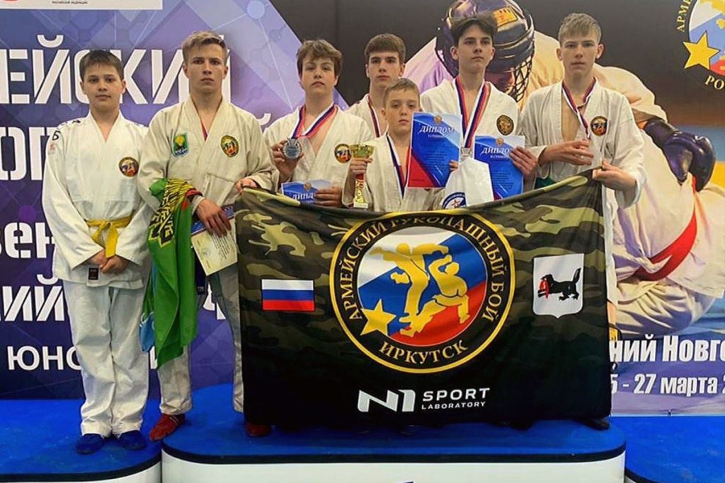 Три медали выиграли иркутские спортсмены на первенстве России по армейскому рукопашному бою