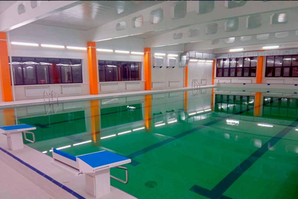 В Братске завершили ремонт большого бассейна в СК «Олимпия»