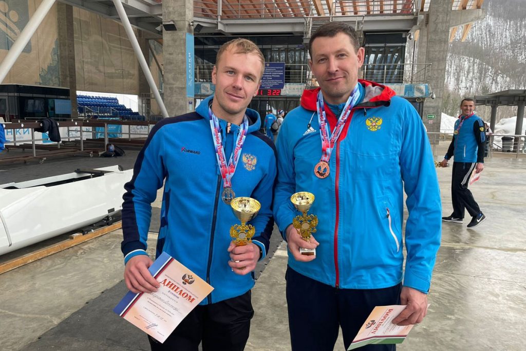 Спортсмены Приангарья стали призёрами чемпионата России по бобслею