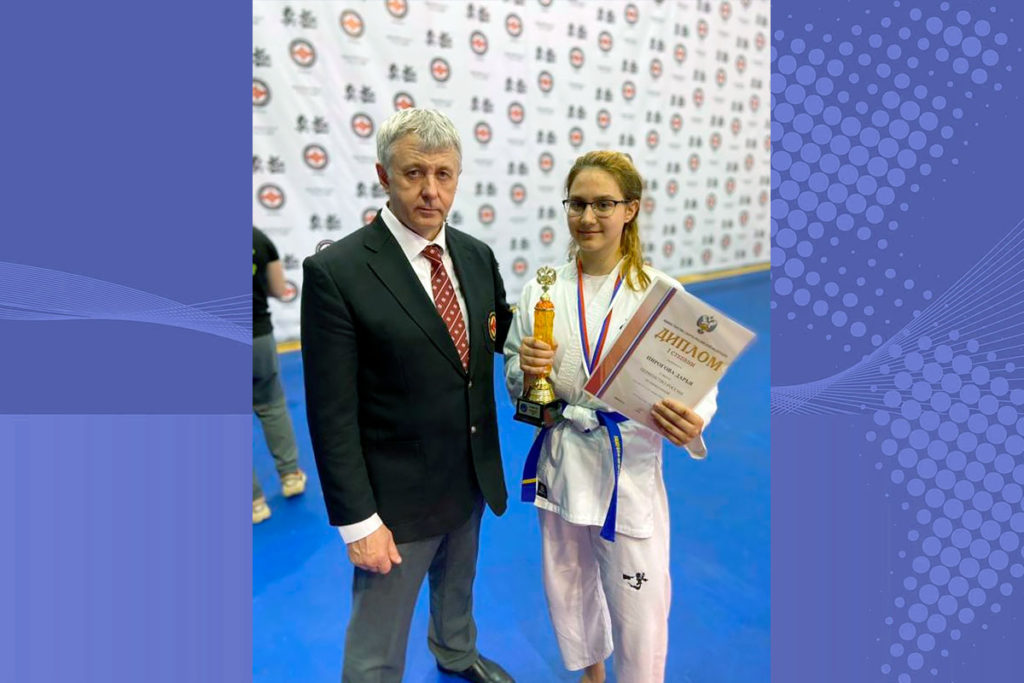 Дарья Пирогова победила на первенстве России по киокусинкай в Москве