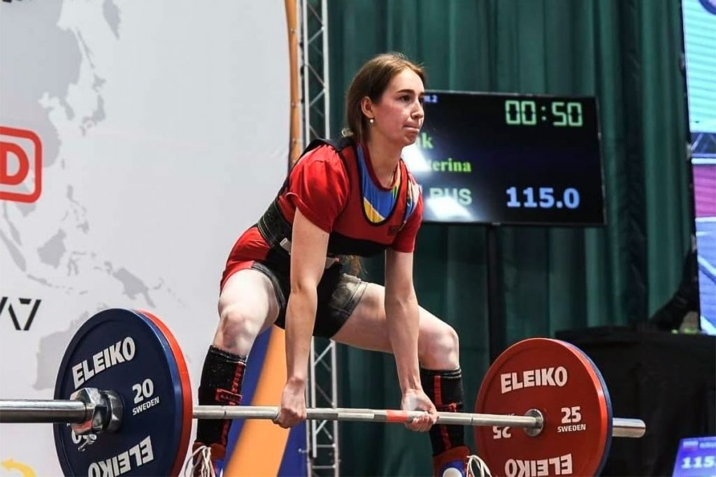 Екатерина Крук завоевала серебром на первенстве Европы по пауэрлифтингу