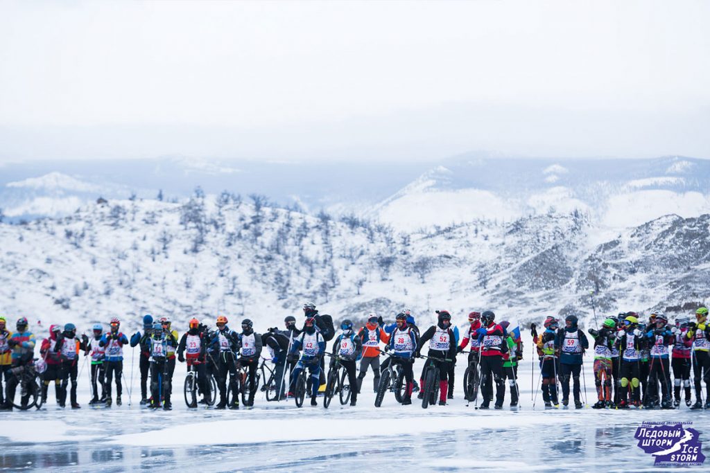 На Байкале дан старт экстремальной гонке «Ледовый шторм»
