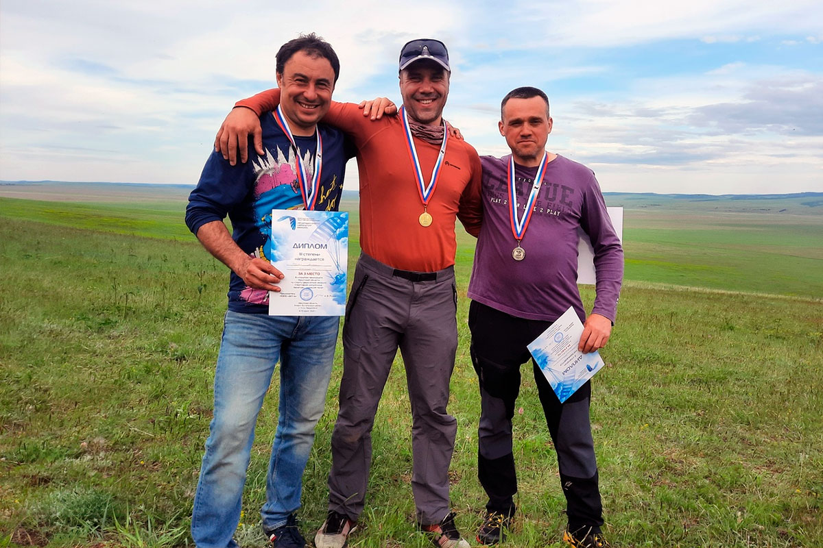 Призёры открытого чемпионата Иркутской области по спорту сверхлегкой авиации 2021 года