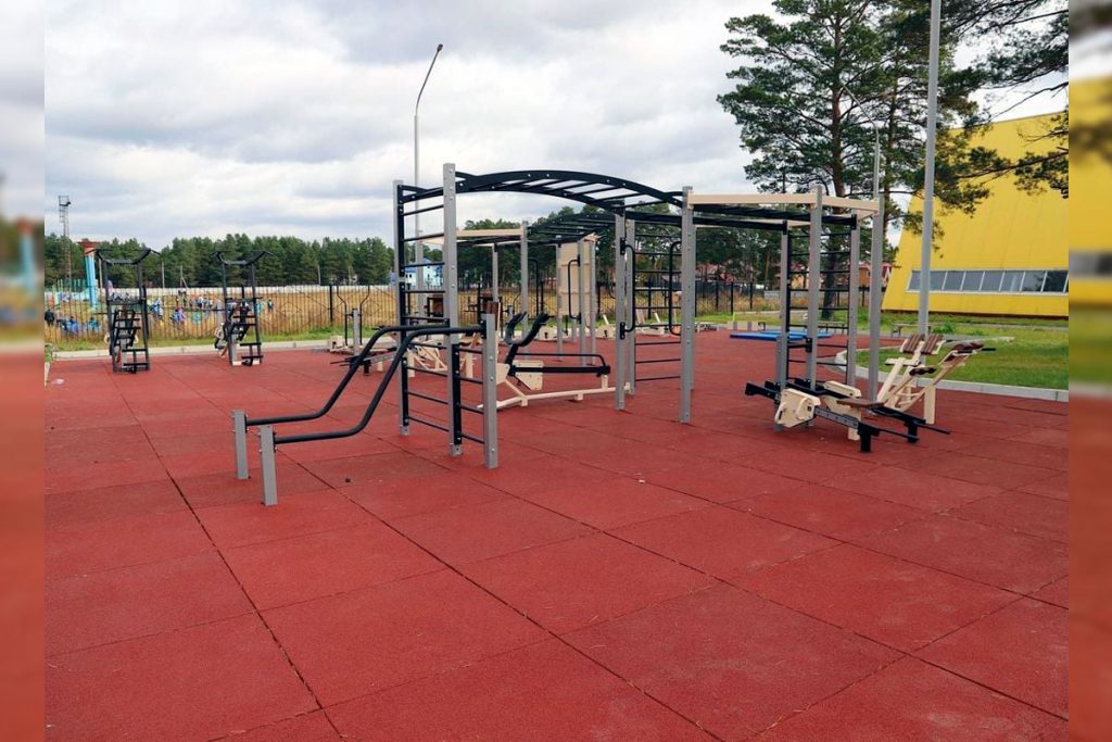 В Усольском и Качугском районах установлены малые спортивные площадки ГТО