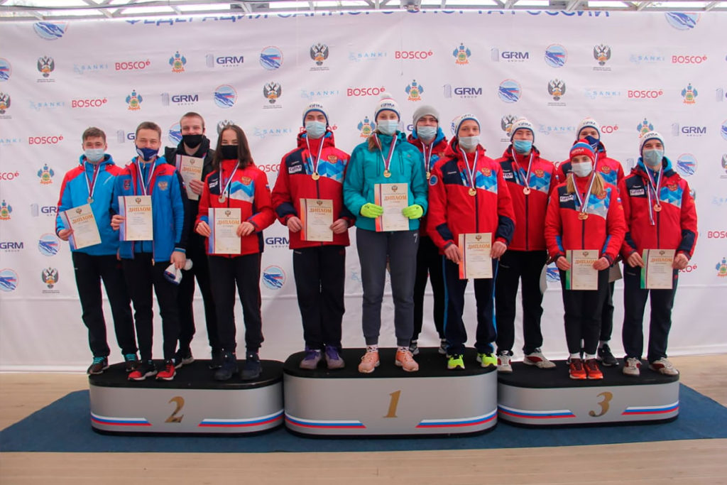 Спортсмены Братска завоевали серебряные медали на первенстве России по санному спорту