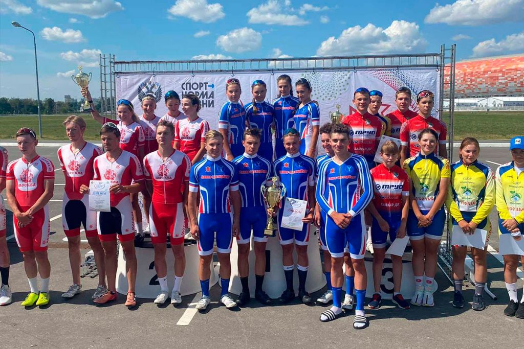 Третье место заняла сборная Иркутской области на соревнованиях по велоспорту-шоссе V летней Спартакиады молодежи России