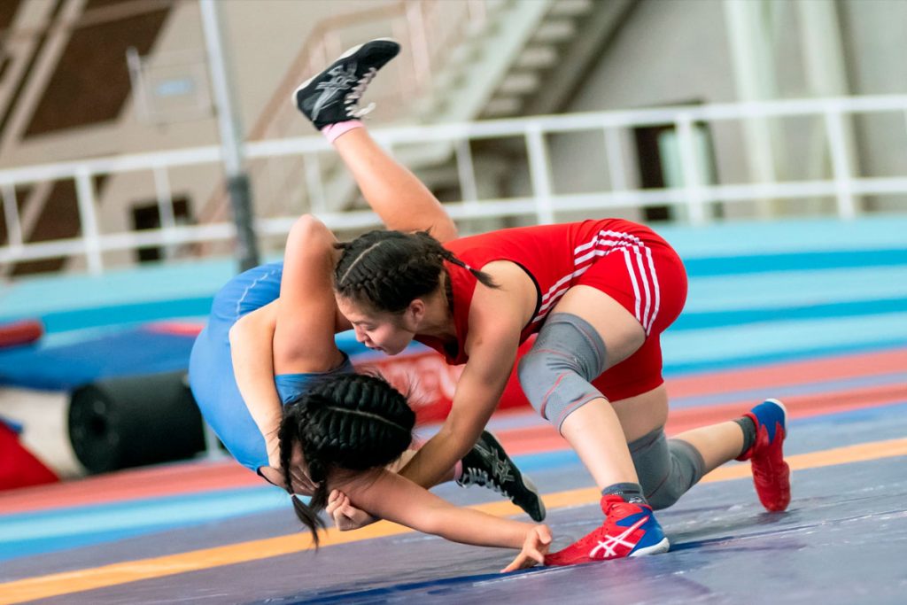 На Всероссийском турнире по женской вольной борьбе спортсменки Приангарья выиграли 15 медалей